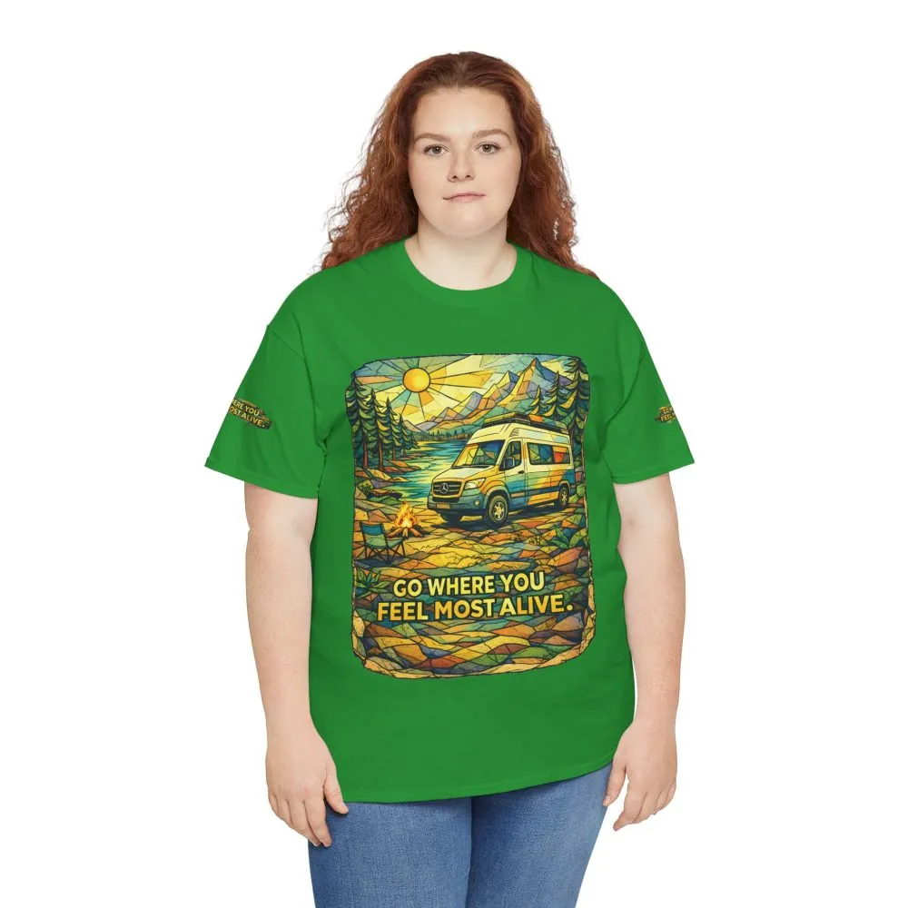 18402061115501244925_2048.jpeg Unisex Heavy Cotton Tee — "Go Where You Feel Most Alive" Design Cubic-Line