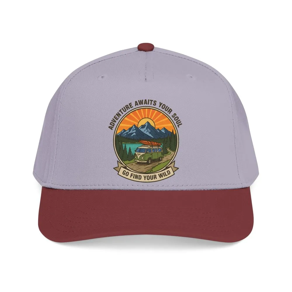 Baseball Cap — "Go Find Your Wild" Outdoor Patch