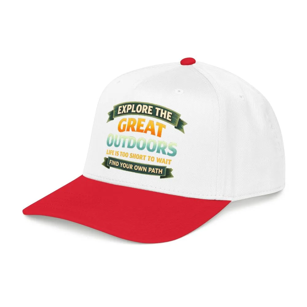 Baseball Cap - "Explore The Great Outdoors" Design Scenic-Line