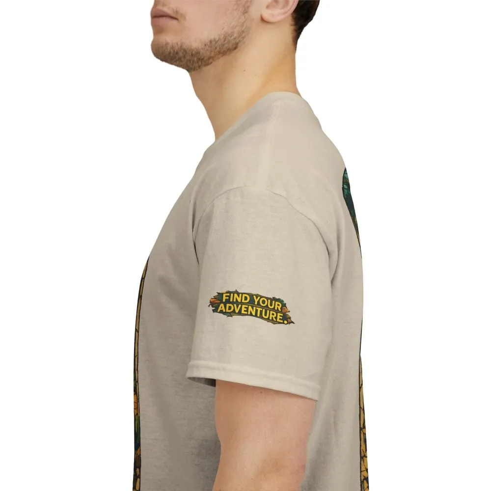 18432934422445020926_2048.jpeg Unisex Heavy Cotton Tee — "Find Your Adventure" Design Cubic-Line