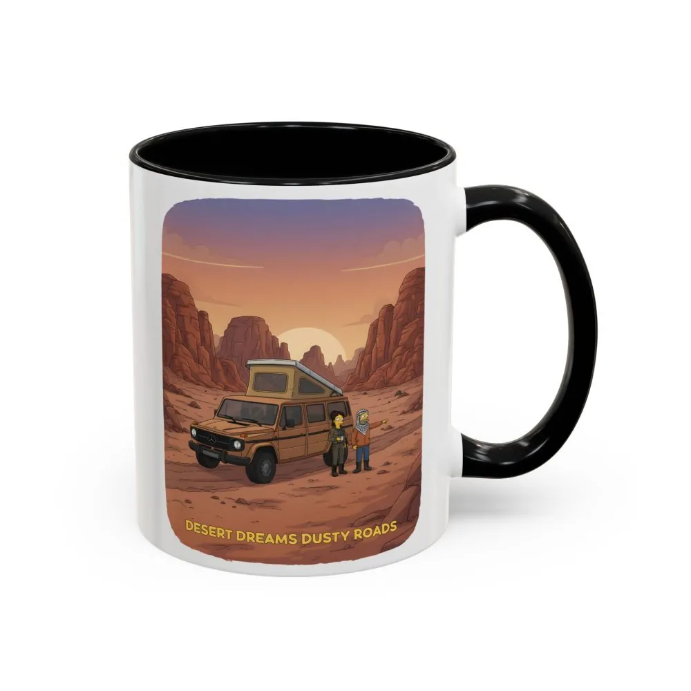 18439683042891148302_2048.jpeg Accent Coffee Mug (11, 15oz) — "Desert Dreams Dusty Roads" Design Sitcom-Line