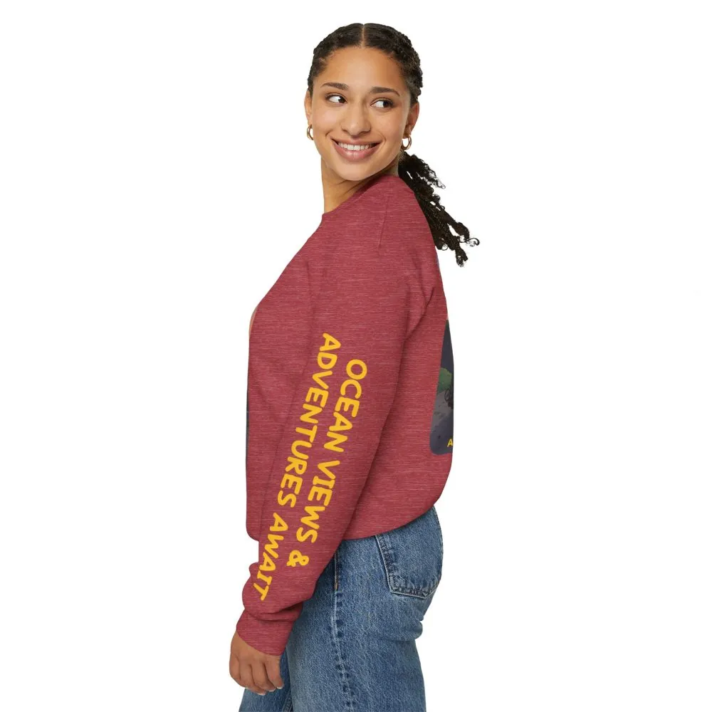 18443128661316713855_2048.jpeg Unisex Heavy Blend™ Crewneck Sweatshirt — "Ocean Views-Adventures Awaits" Design Sitcom-Line