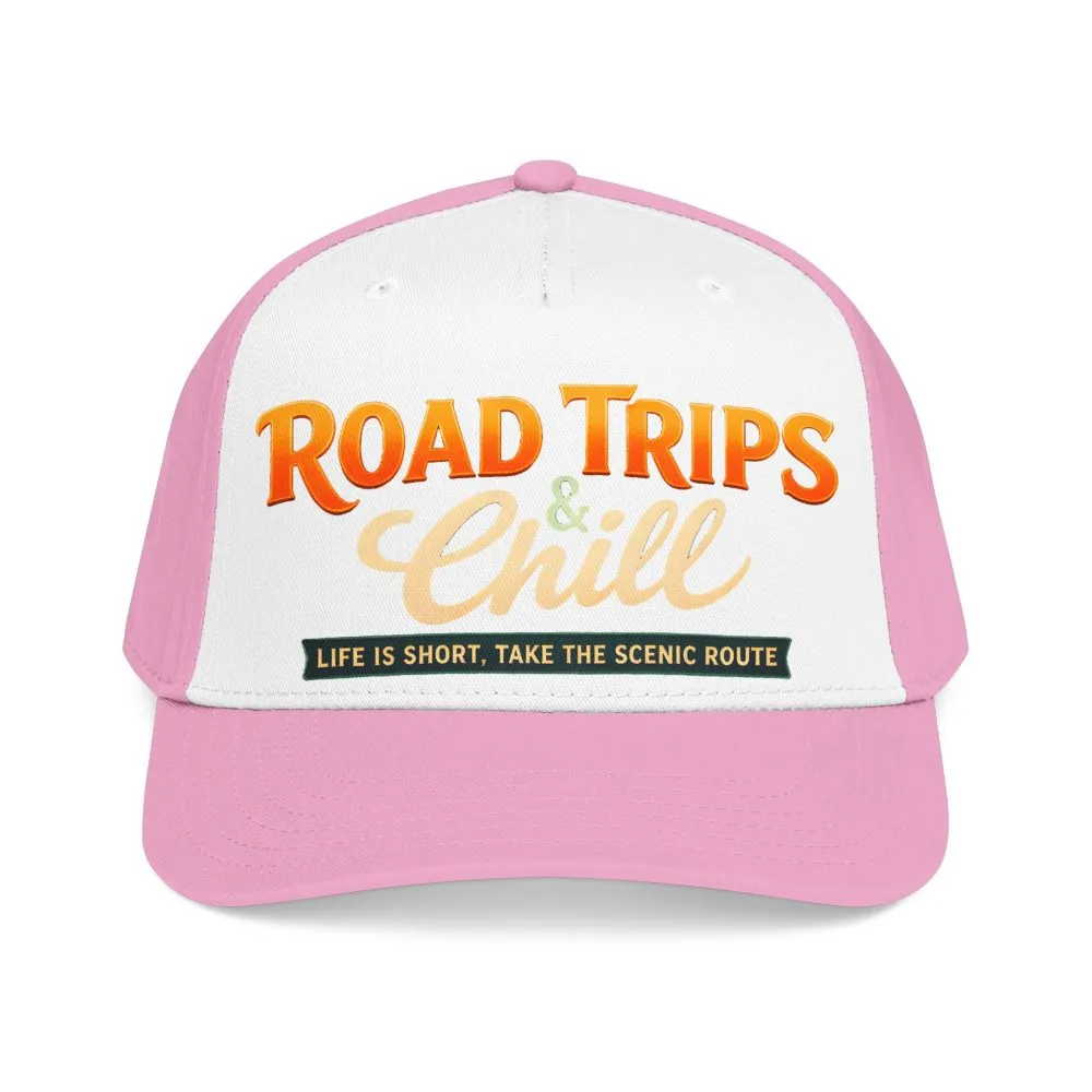Baseball Cap - "Road Trips And Chill" Design Scenic-Line