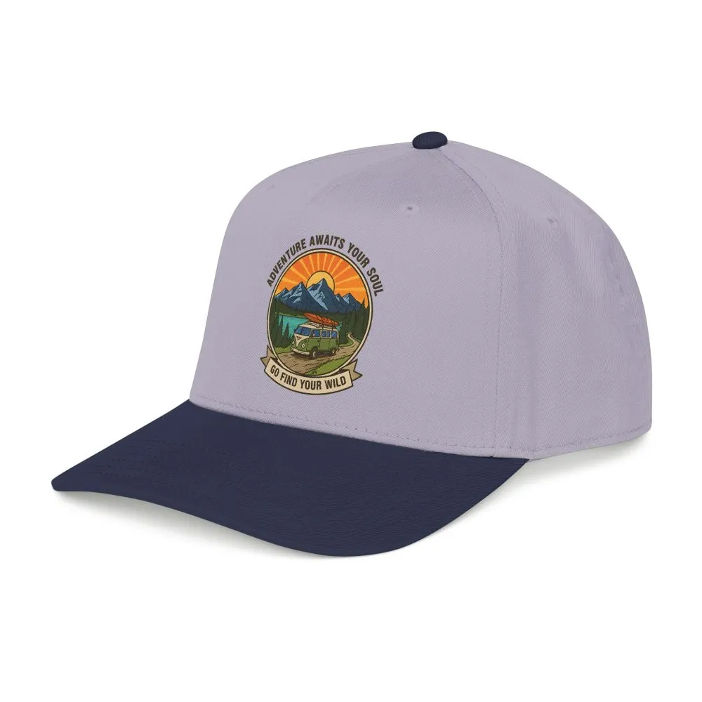 Baseball Cap — "Go Find Your Wild" Outdoor Patch
