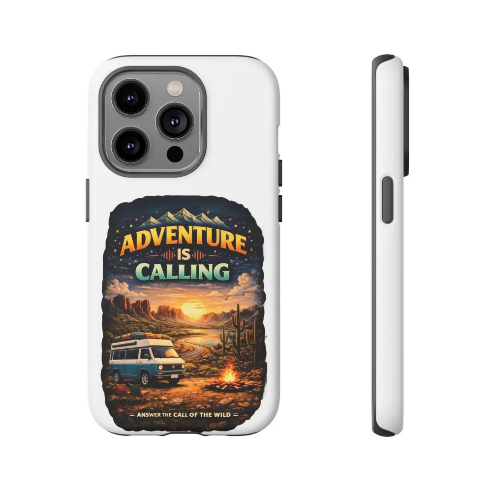 Phone Case — "Adventure Is Calling" (Design Scenic-Line)