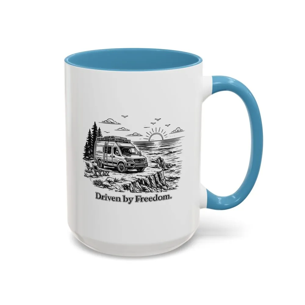 1881132046781637850_2048.jpeg Accent Coffee Mug (11, 15oz) — "Driven By Freedom" Design Minimal-Line
