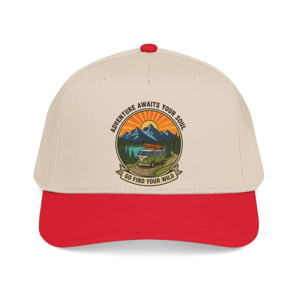Baseball Cap — "Go Find Your Wild" Outdoor Patch