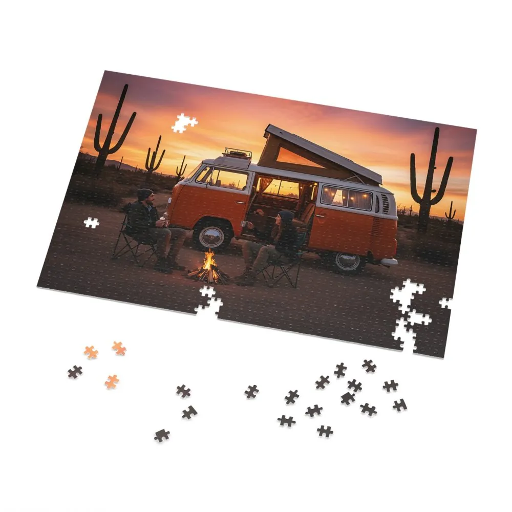 Jigsaw Puzzle with — Campervan Sunset Jigsaw