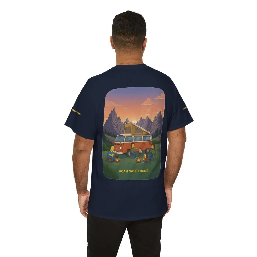 1899991093616189822_2048.jpeg Unisex Heavy Cotton Tee — "Roam Sweet Home" Design Sitcom-Line