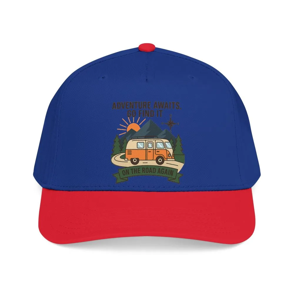 Baseball Cap - "Adventure Awaits" Outdoor Travel Hat