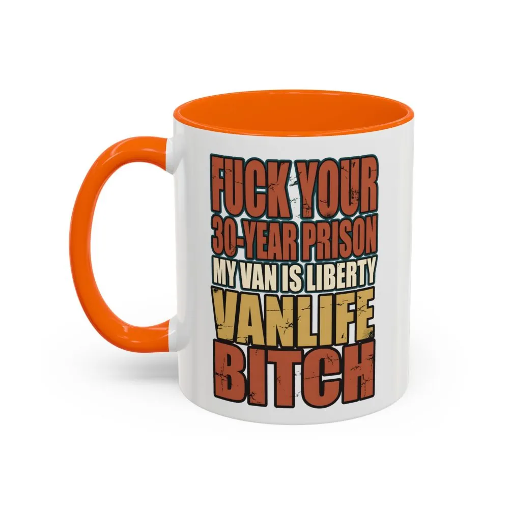 1927237448472624208_2048.jpeg Accent Coffee Mug (11, 15oz) — "Fuck Your 30 Year" Design F**K-Line
