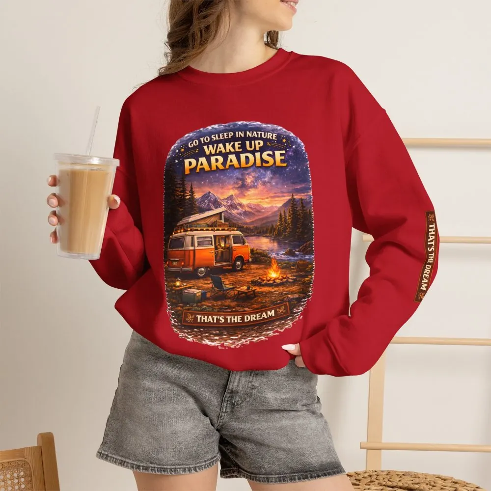 1931399847363420924_2048.jpeg Unisex Heavy Blend™ Crewneck Sweatshirt — "Go To Sleep Nature " Design Scenic-Line