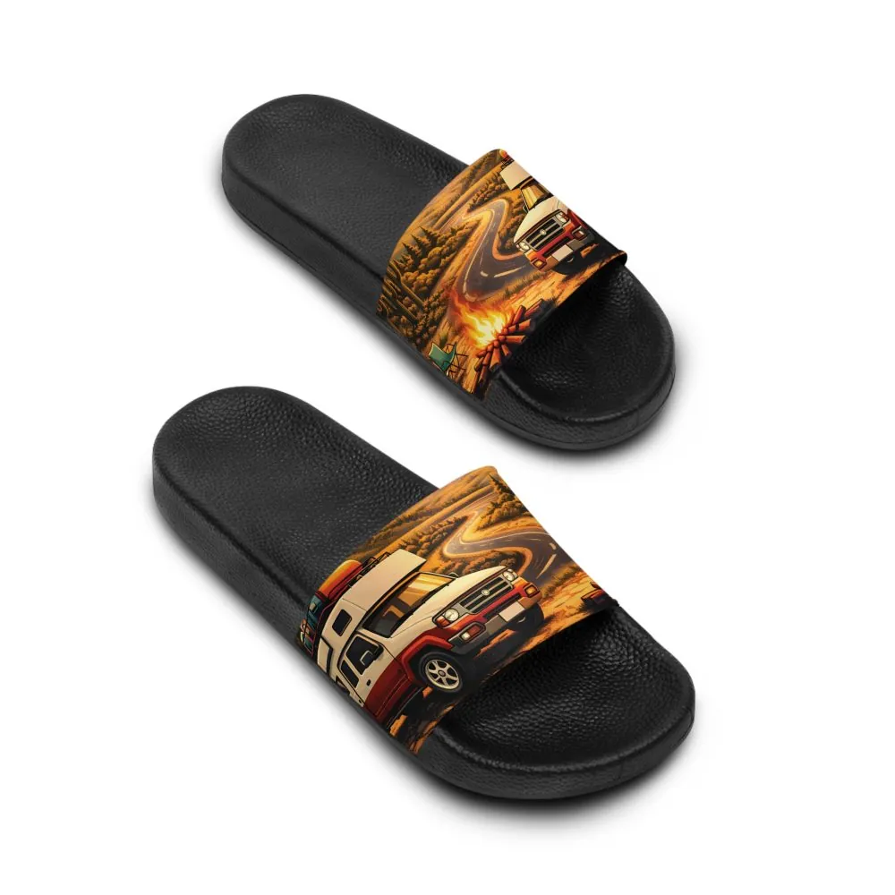 Women's Slide Sandals - 4x4 Camper Slides (Scenic-Line)