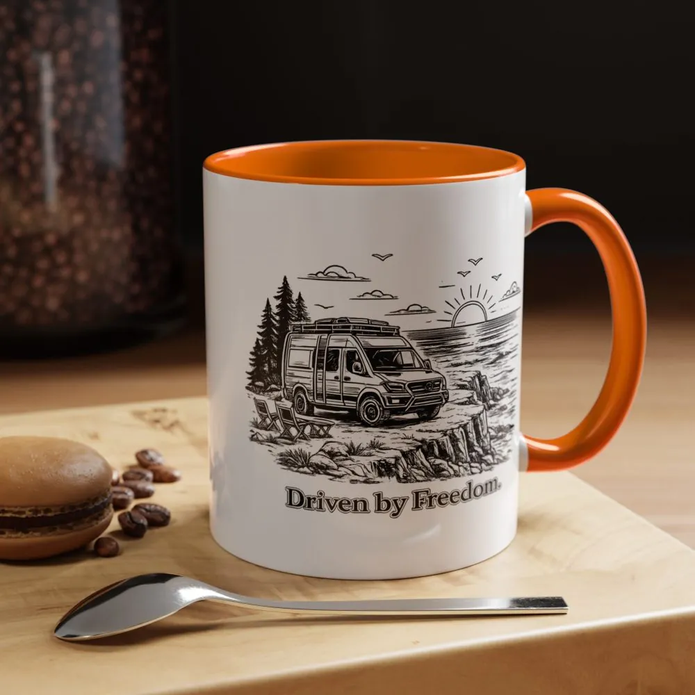 1988585669252159421_2048.jpeg Accent Coffee Mug (11, 15oz) — "Driven By Freedom" Design Minimal-Line