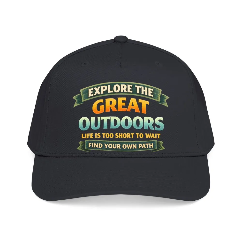 Baseball Cap - "Explore The Great Outdoors" Design Scenic-Line