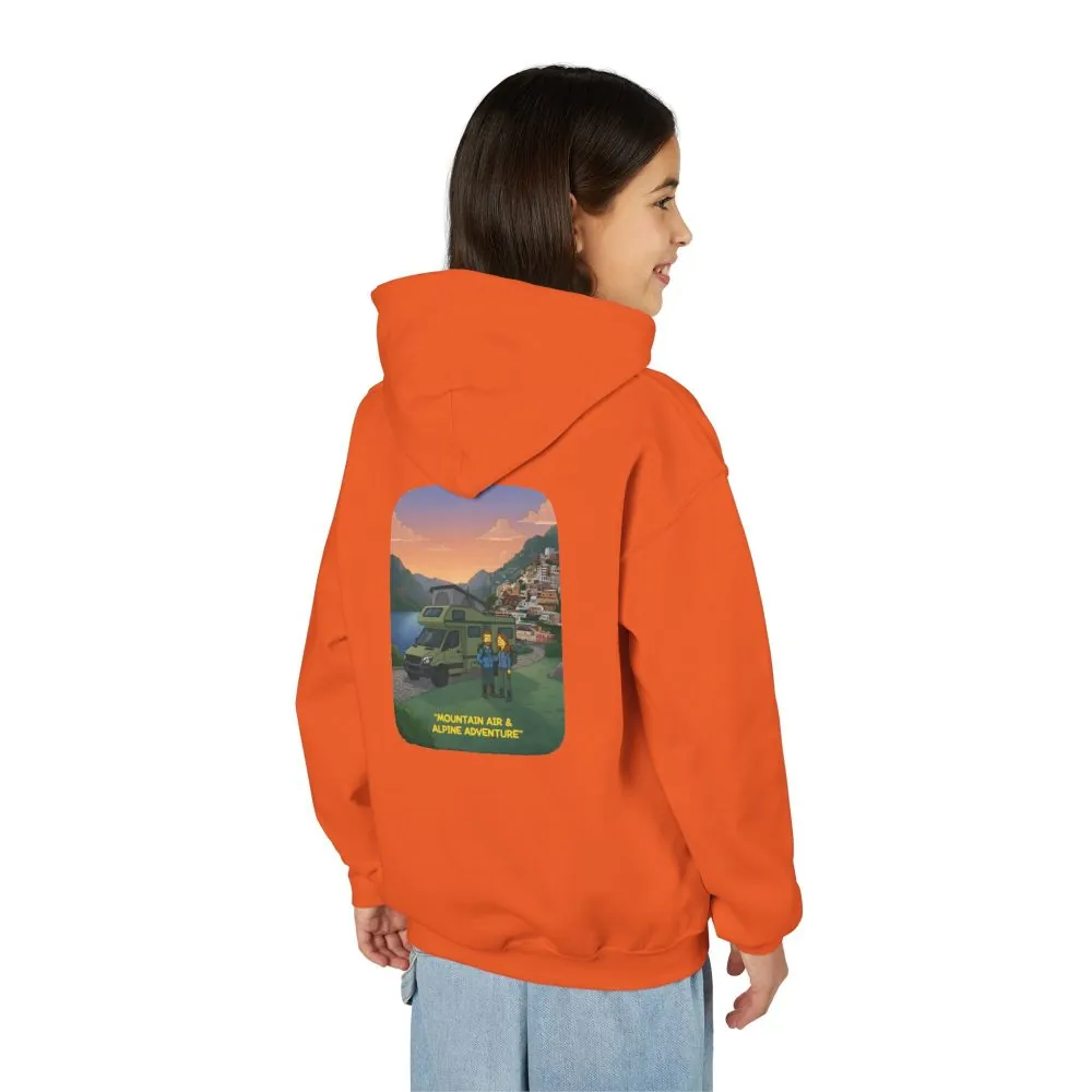 199639443943852575_2048.jpeg Youth Hoodie(Gildan) – "Mountain Air And Alpine Adventure" (Design Sitcom-Line)