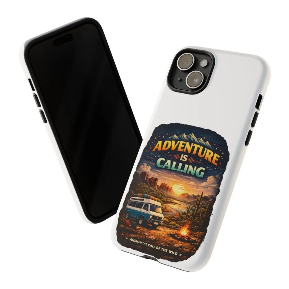 Phone Case — "Adventure Is Calling" (Design Scenic-Line)