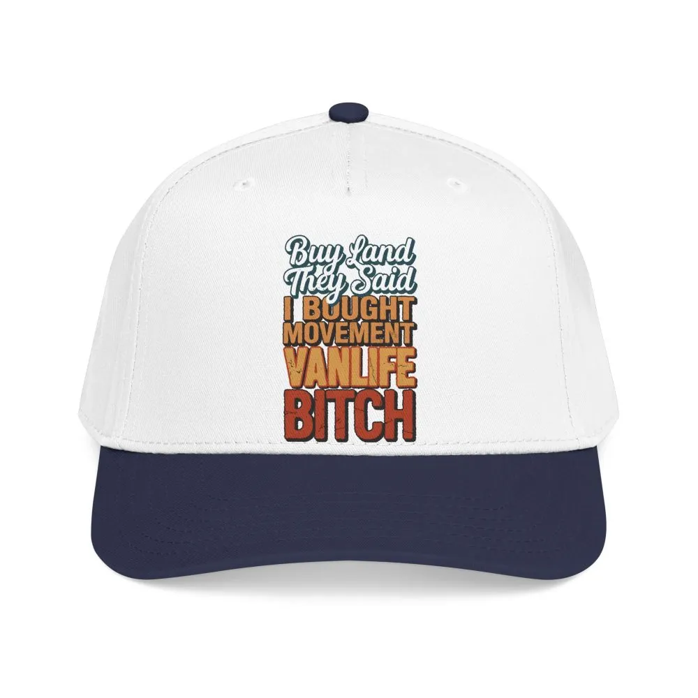 Baseball Cap - "Buy Land They Said" Design F**K-Line