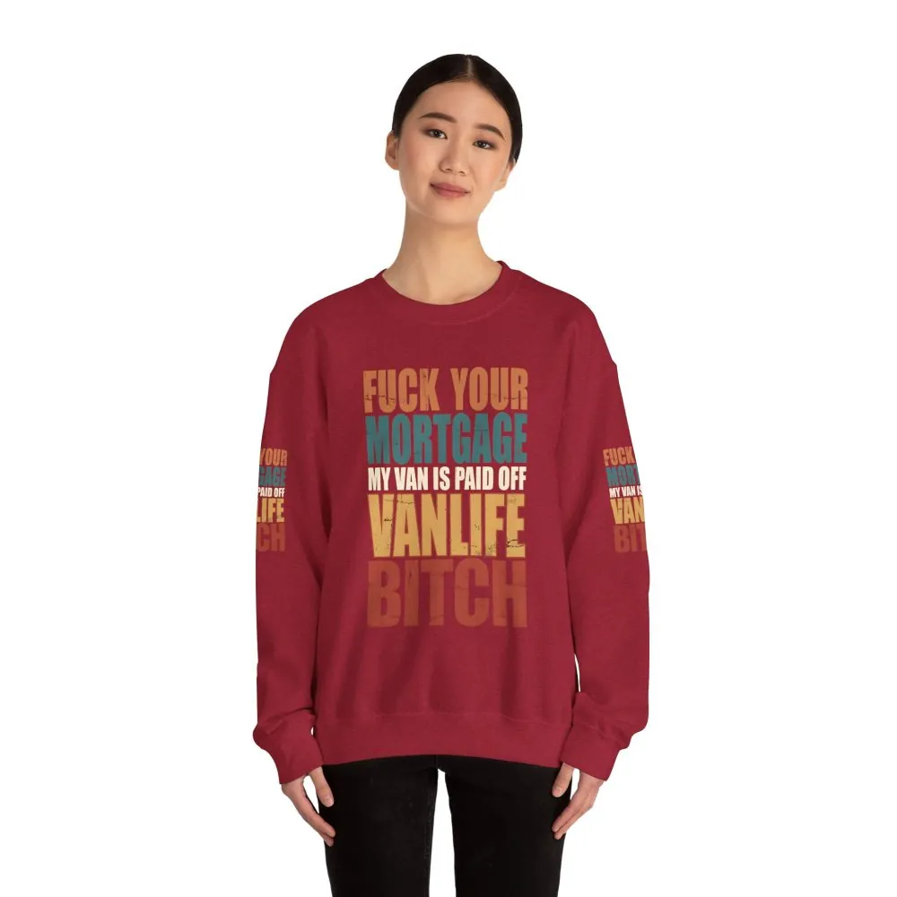 2063327524756547708_2048.jpeg Unisex Heavy Blend™ Crewneck Sweatshirt — "Fuck Your Mortgage" Design F**K-Line