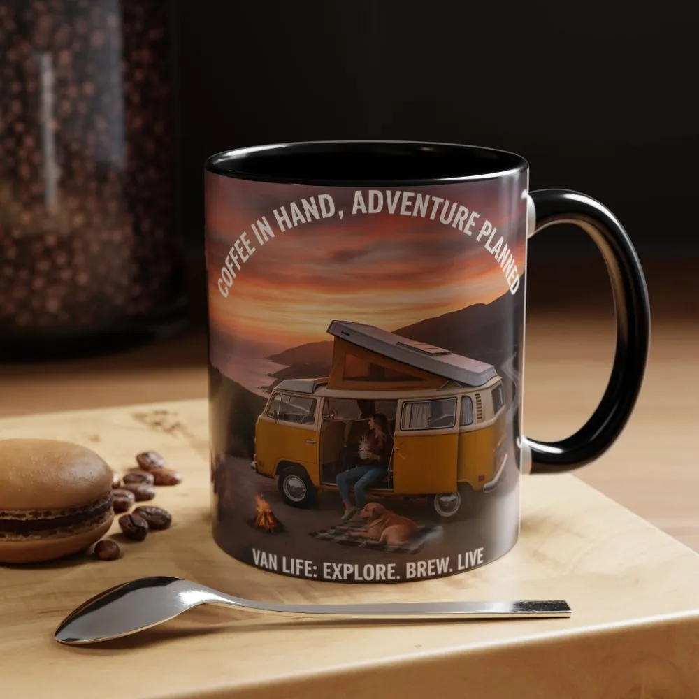 2067592298689634609_2048.jpeg Accent Coffee Mug (11, 15oz) - "Coffee in Hand, Adventure Planned"