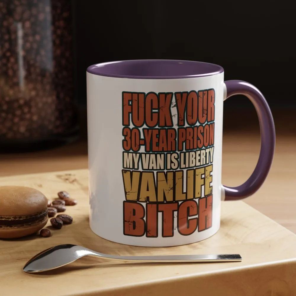 2072208827305508997_2048.jpeg Accent Coffee Mug (11, 15oz) — "Fuck Your 30 Year" Design F**K-Line