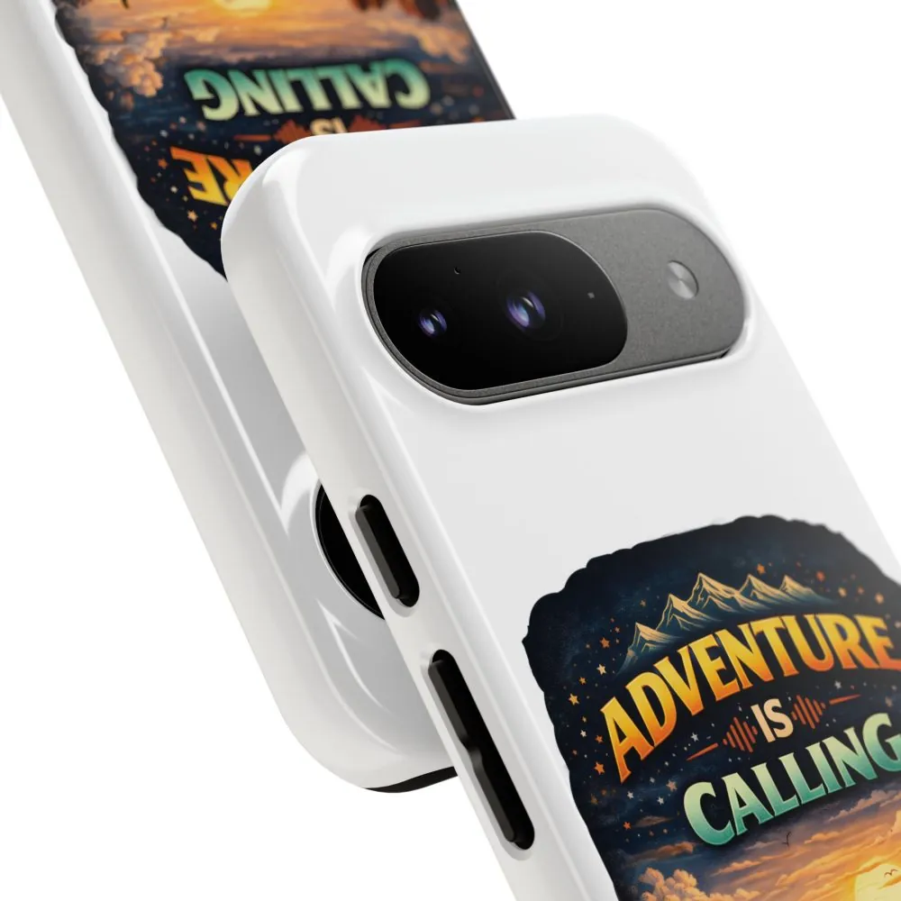 Phone Case — "Adventure Is Calling" (Design Scenic-Line)