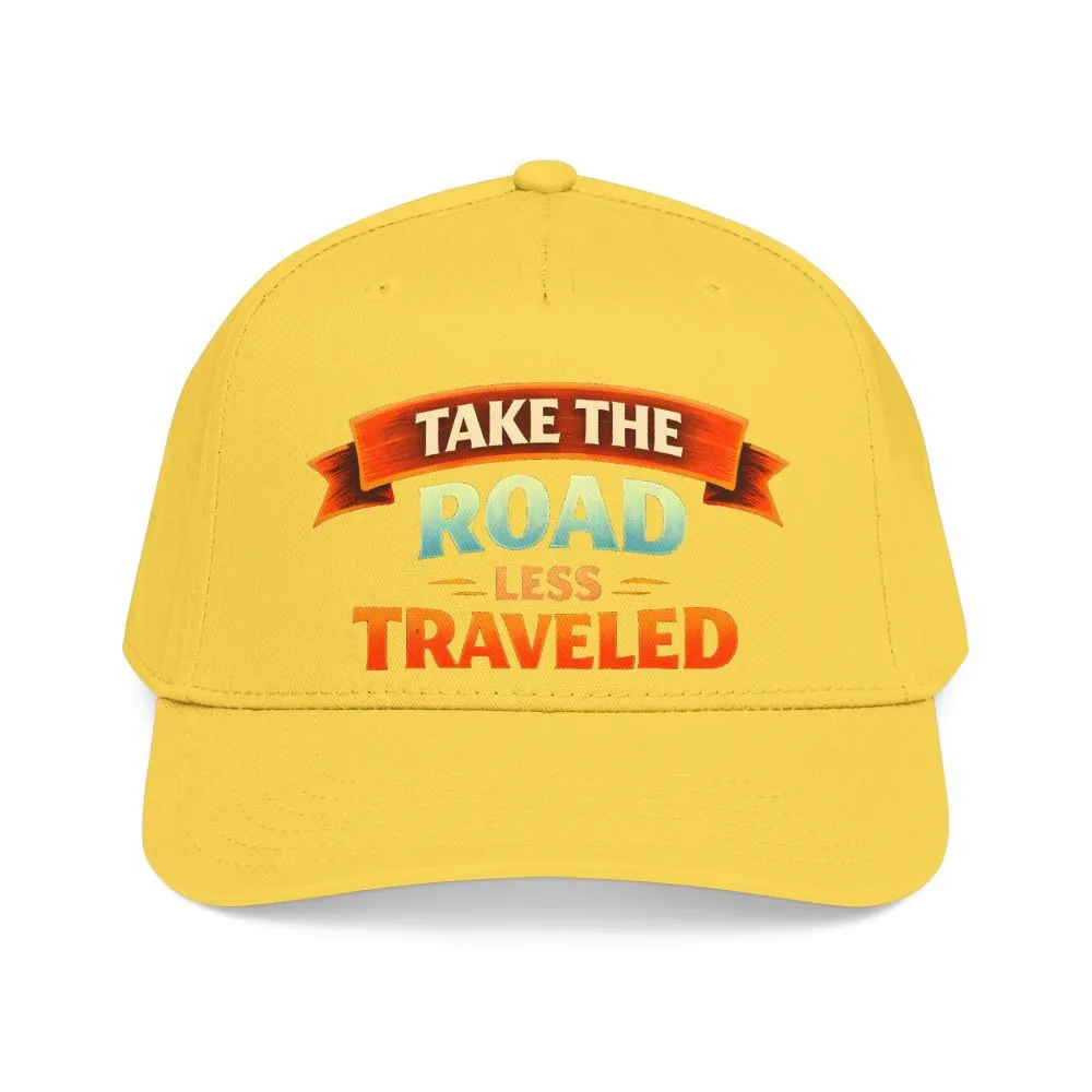 Baseball Cap - "Take The Road Less Traveled" Design Scenic-Line
