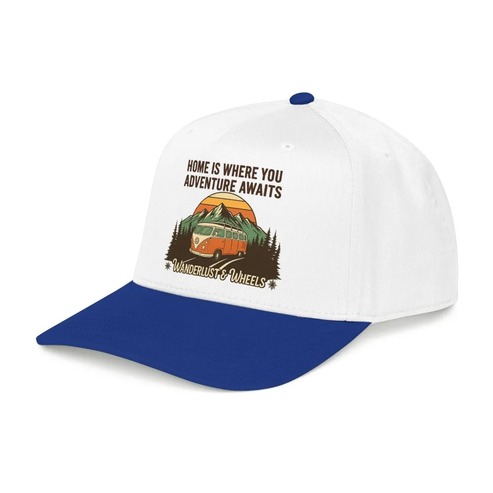 2089354061646097160_2048.jpeg Baseball Cap - "Home Is Where You Adventure Awaits" Mid Profile Baseball Cap