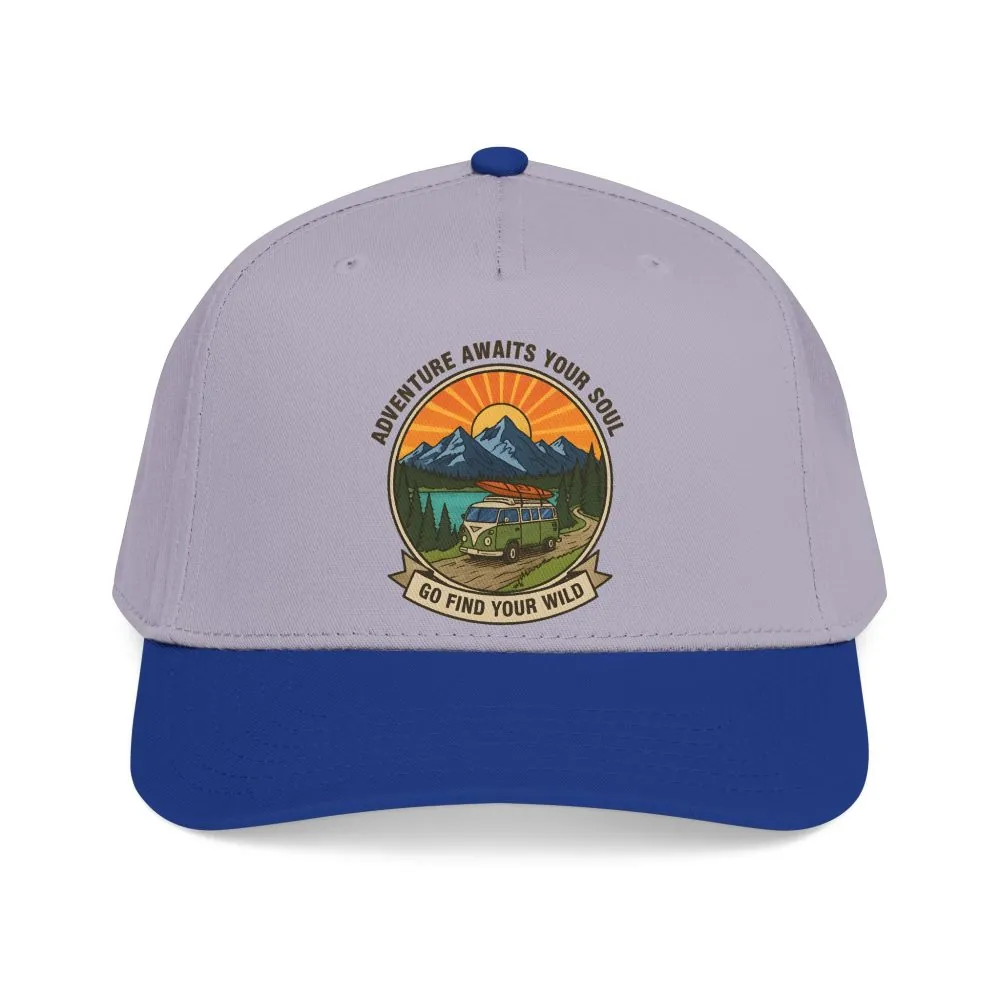 Baseball Cap — "Go Find Your Wild" Outdoor Patch