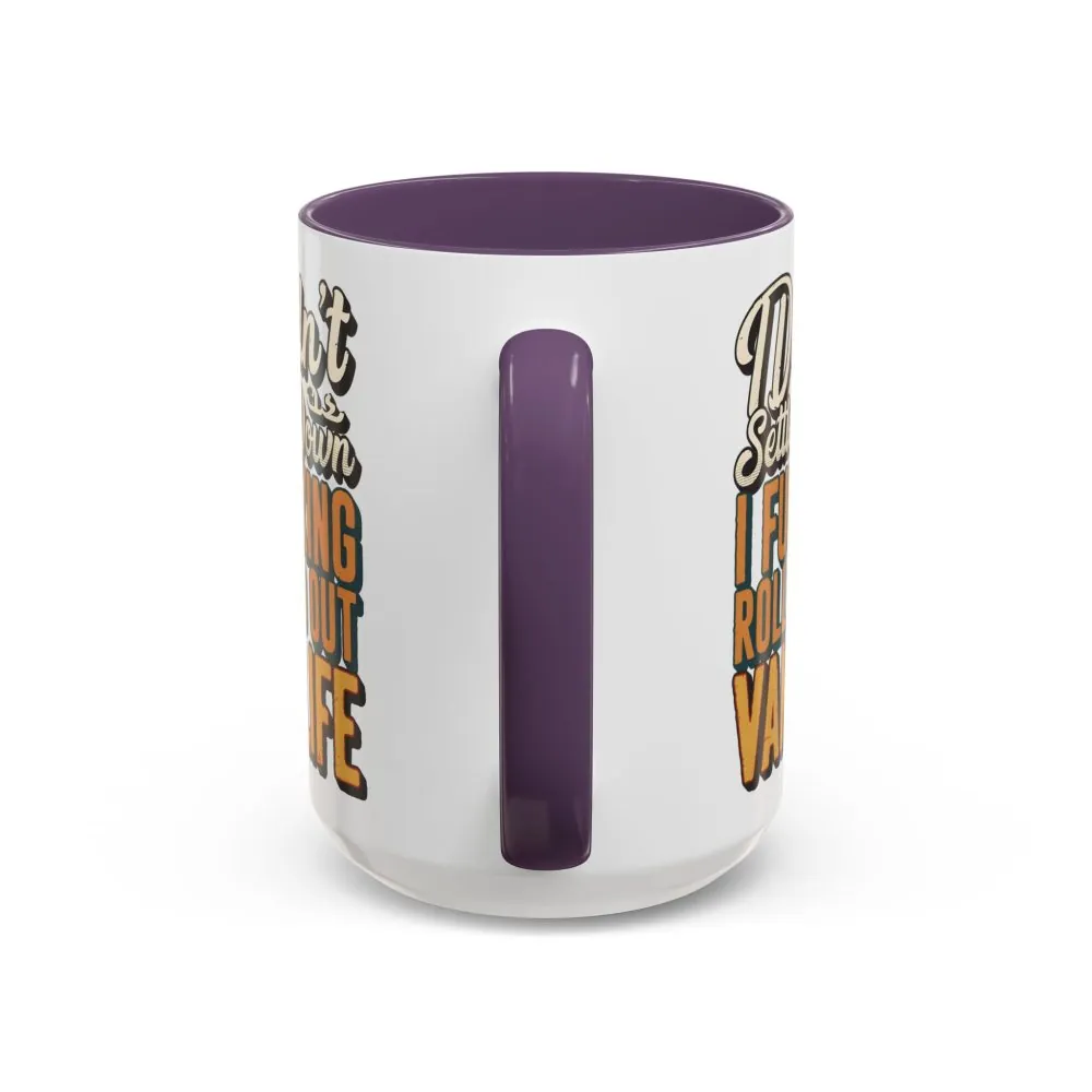 Accent Coffee Mug (11, 15oz) — "Dind´t Settle Down" Design F**K-Line