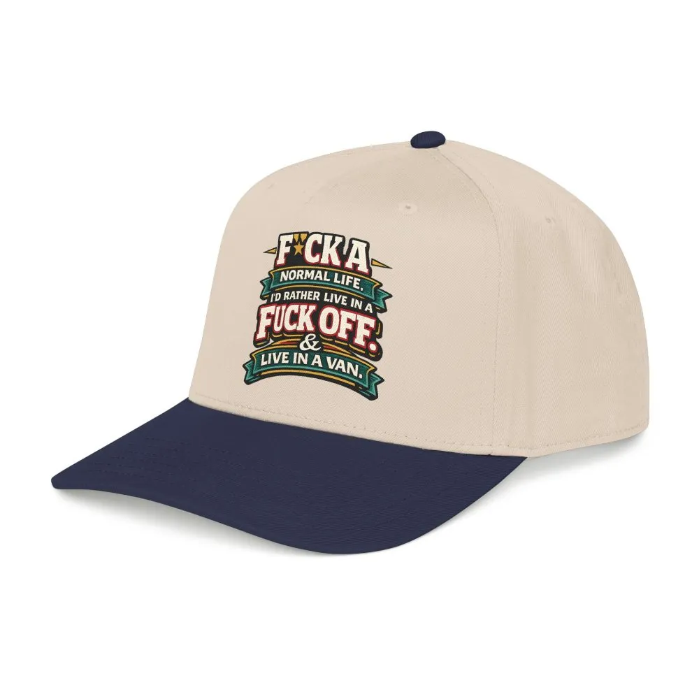 2118772541360657740_2048.jpeg Baseball Cap - "Fuck A Normal Life" Design F**K-Line