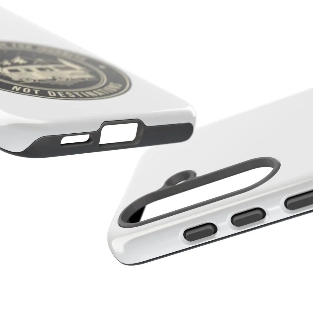 Phone Case — "ROAD WHERE MADE FOR JOURNEYS-NOT DESTINATIONS" Camper Van Design