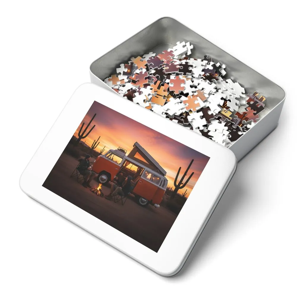 Jigsaw Puzzle with — Campervan Sunset Jigsaw