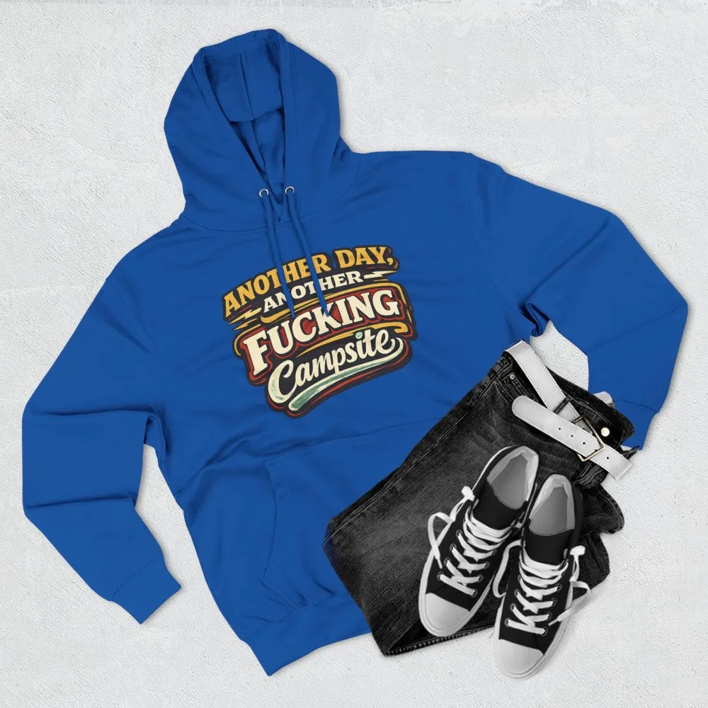 Three-Panel Fleece Hoodie - "Another Day" Design F**K-Line