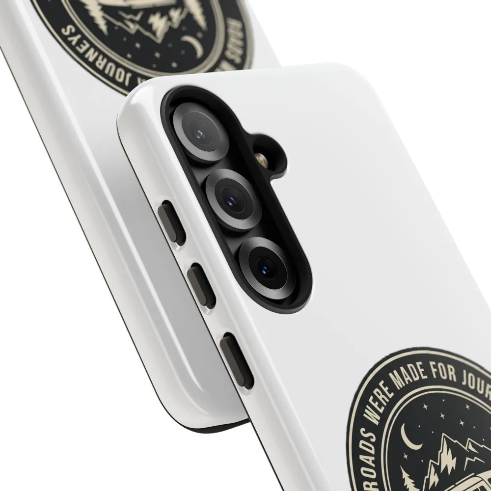 Phone Case — "ROAD WHERE MADE FOR JOURNEYS-NOT DESTINATIONS" Camper Van Design