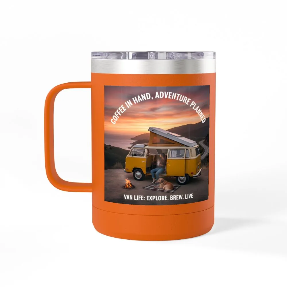 2189392488470803136_2048.jpeg Coffee Mug Tumbler, 15oz — "Coffee in Hand, Adventure Planned"