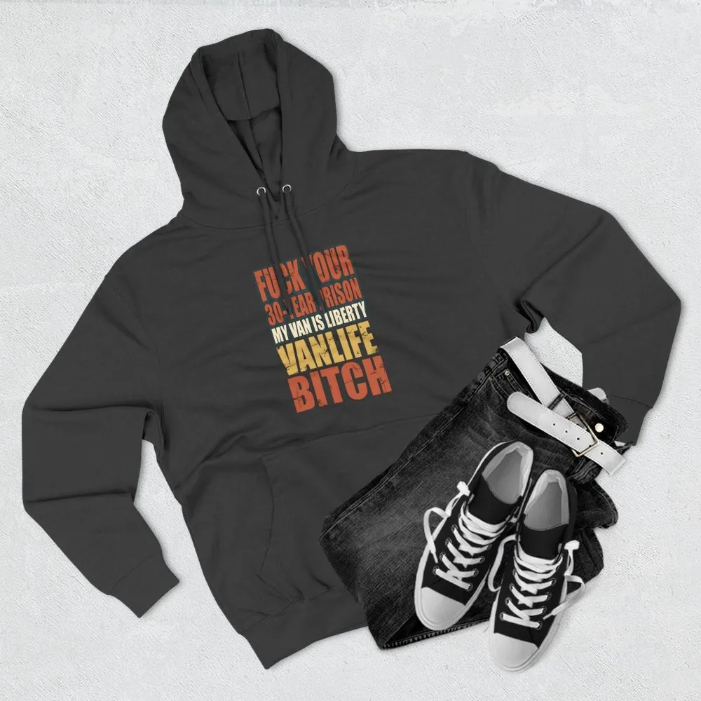 2216624819786596549_2048.jpeg Three-Panel Fleece Hoodie - "Fuck Your 30 Year" Design F**K-Line