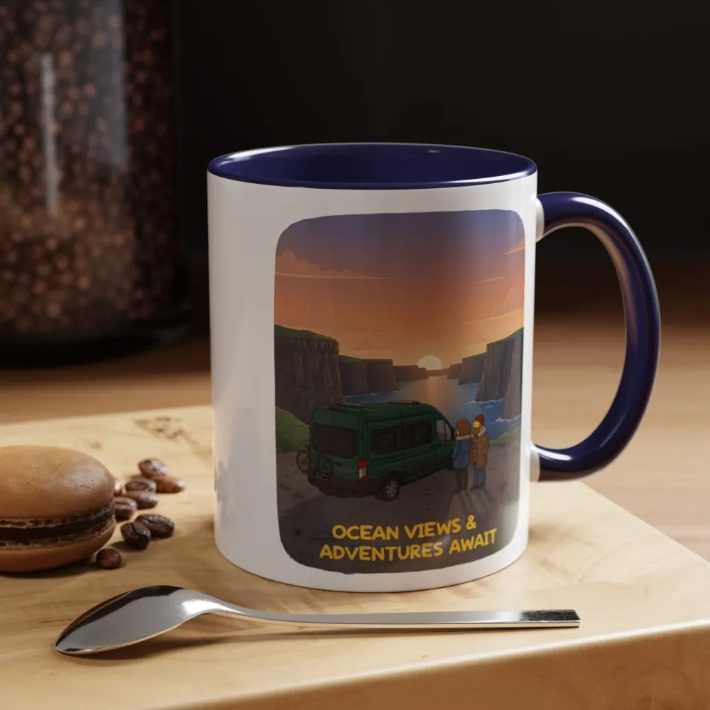 2228342154166024453_2048.jpeg Accent Coffee Mug (11, 15oz) — "Ocean Views-Adventures Awaits" Design Sitcom-Line