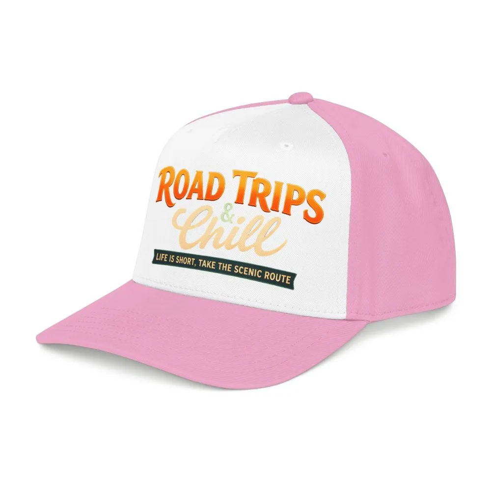 Baseball Cap - "Road Trips And Chill" Design Scenic-Line