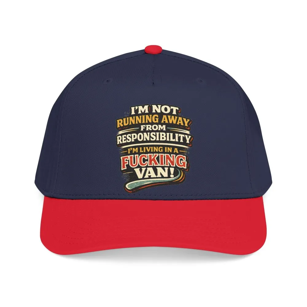 2244362141413460388_2048.jpeg Baseball Cap - "I`m Not running Away" Design F**K-Line
