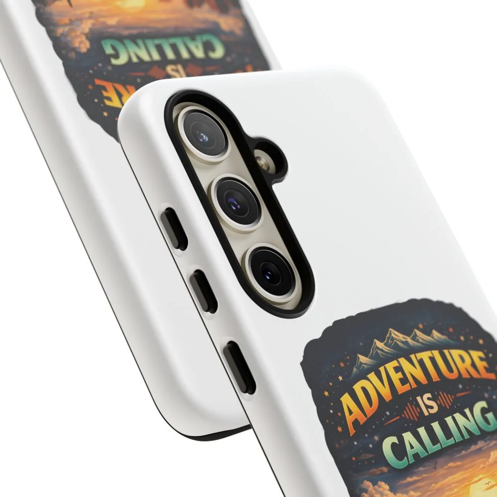 Phone Case — "Adventure Is Calling" (Design Scenic-Line)