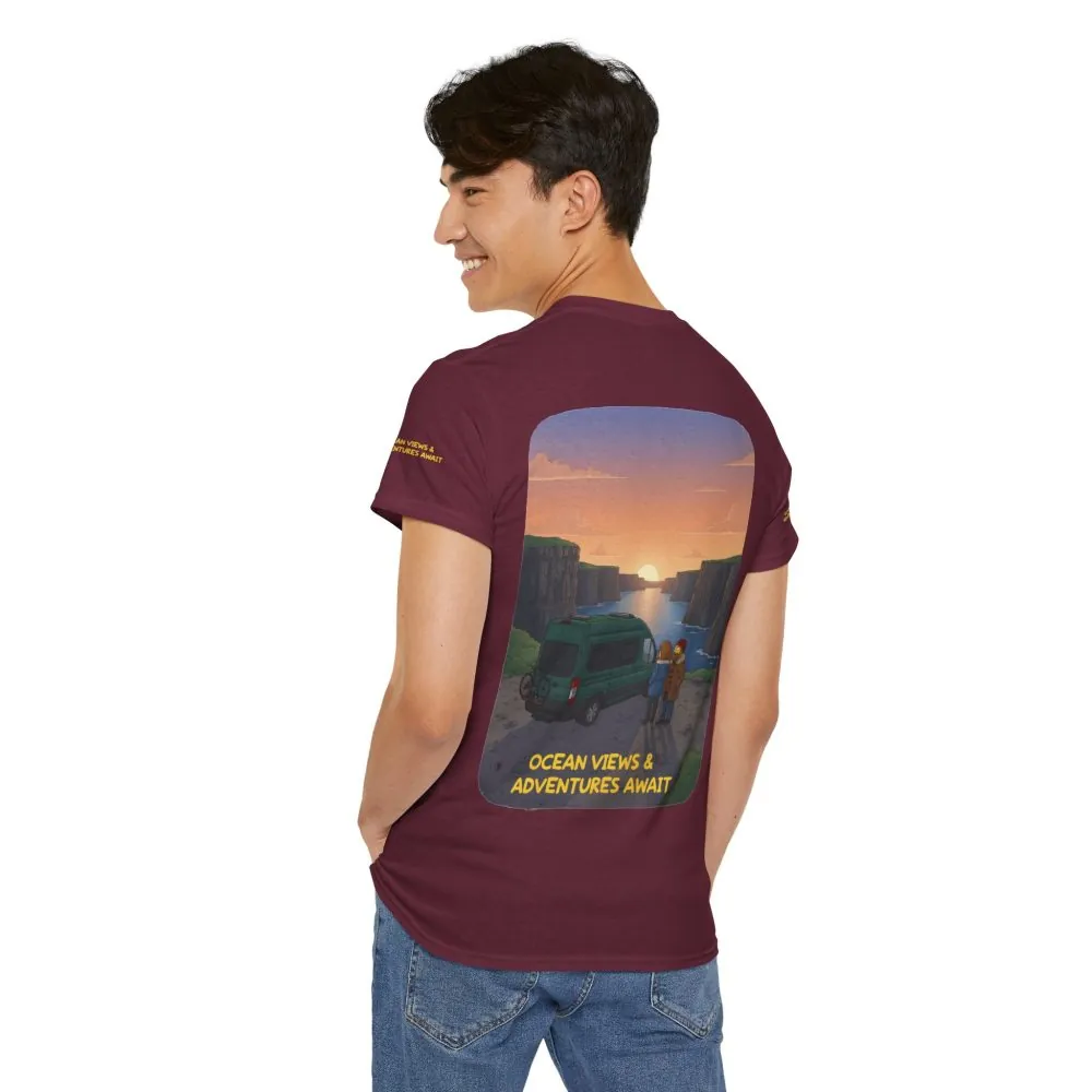 2269039146063595006_2048.jpeg Unisex Heavy Cotton Tee — "Ocean Views-Adventures Awaits" Design Sitcom-Line