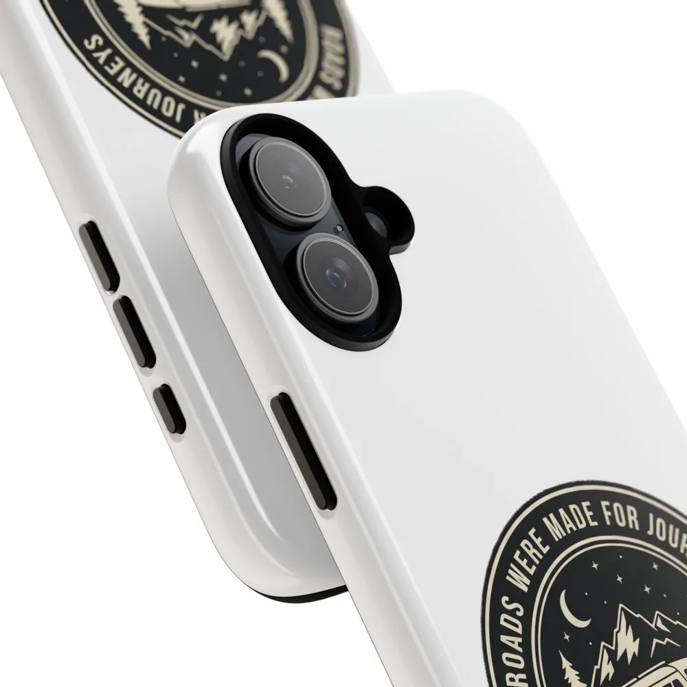 Phone Case — "ROAD WHERE MADE FOR JOURNEYS-NOT DESTINATIONS" Camper Van Design