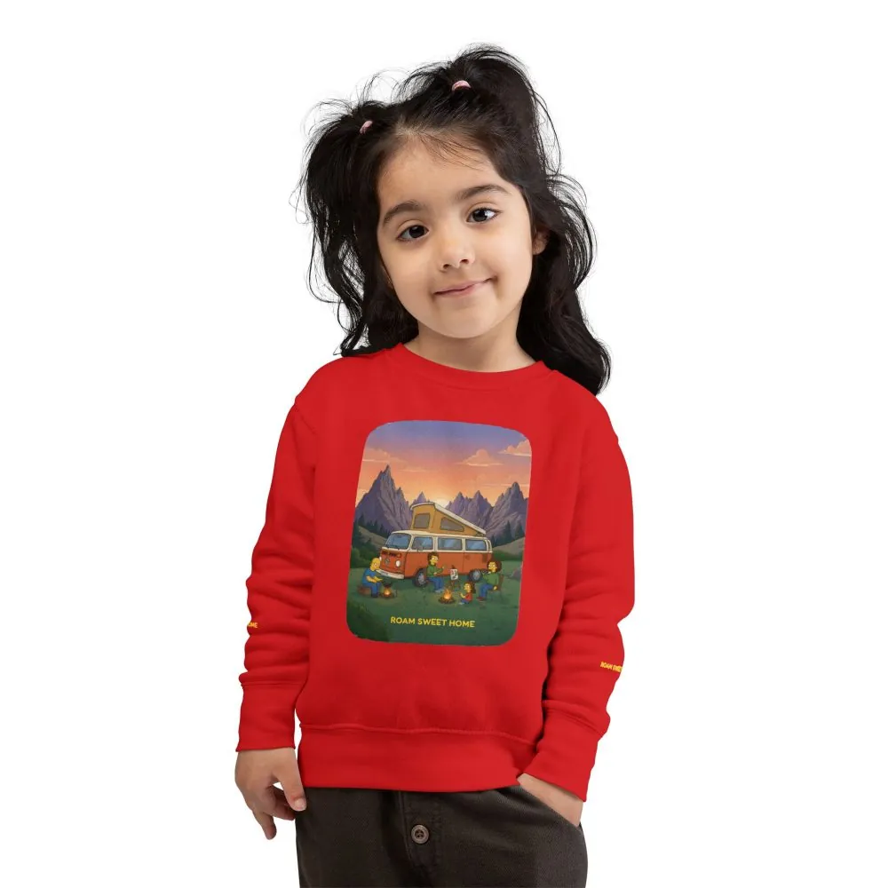 2315479335898566336_2048.jpeg Toddler Sweatshirt - "Roam Sweet Home" (Design Sitcom-Line)