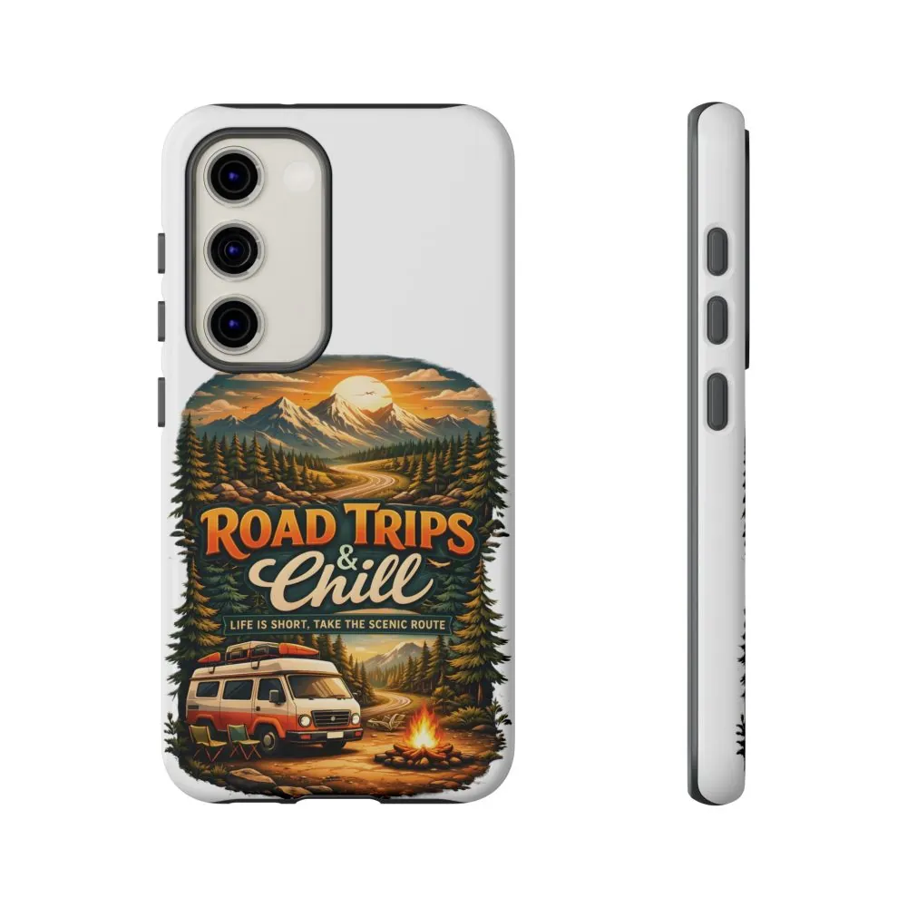 Phone Case — "Road Trips and Chill" (Design Scenic-Line)