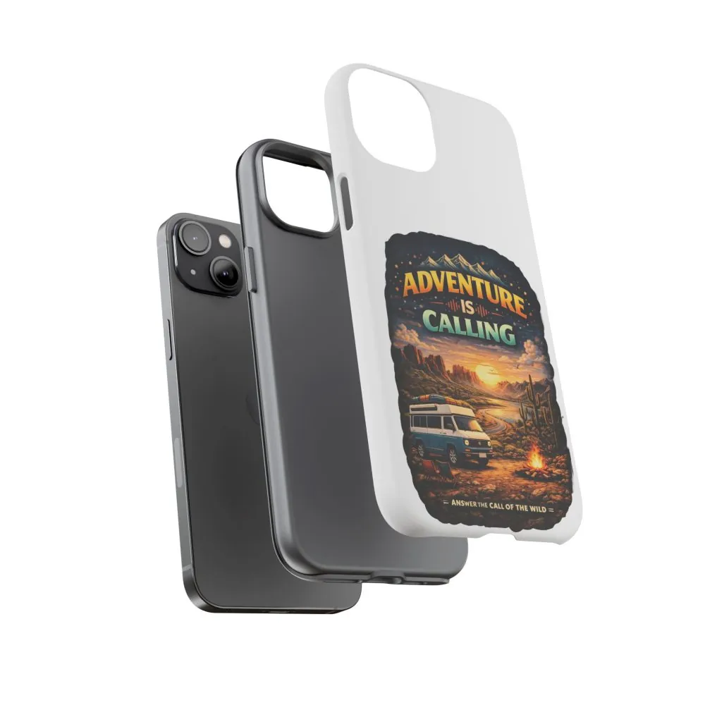 Phone Case — "Adventure Is Calling" (Design Scenic-Line)
