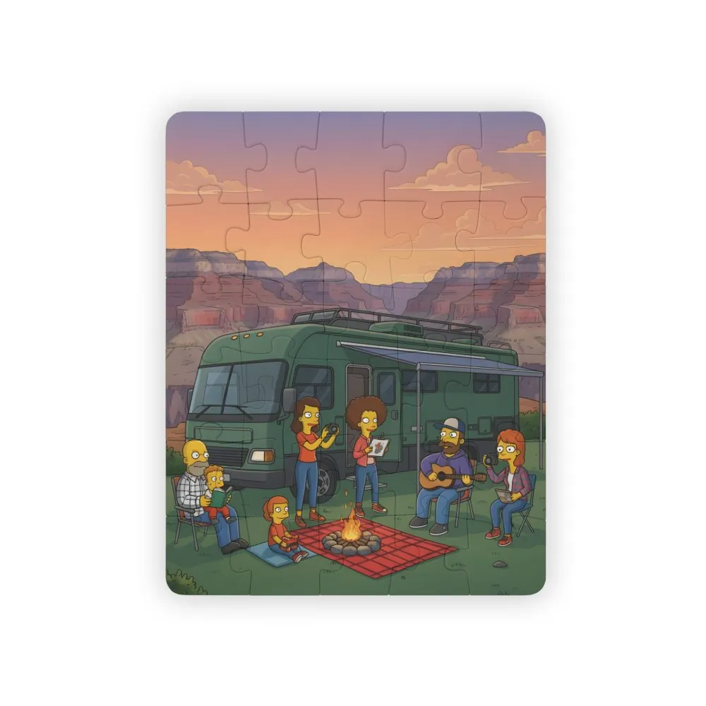2335857769584369847_2048.jpeg Kids' 30‑Piece Camping Puzzle — Scenic Campfire Jigsaw