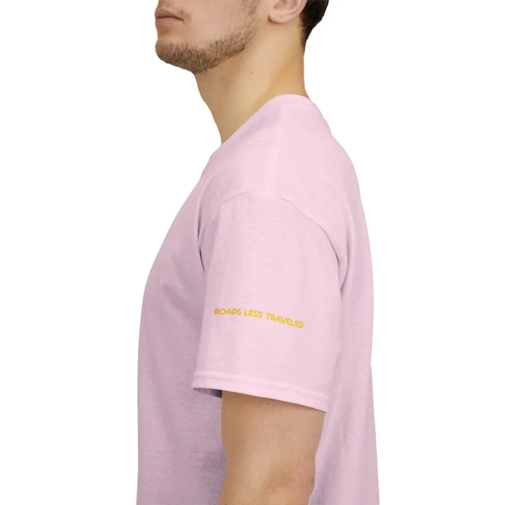 Unisex Heavy Cotton Tee — "Roads Less Traveled" Design Sitcom-Line