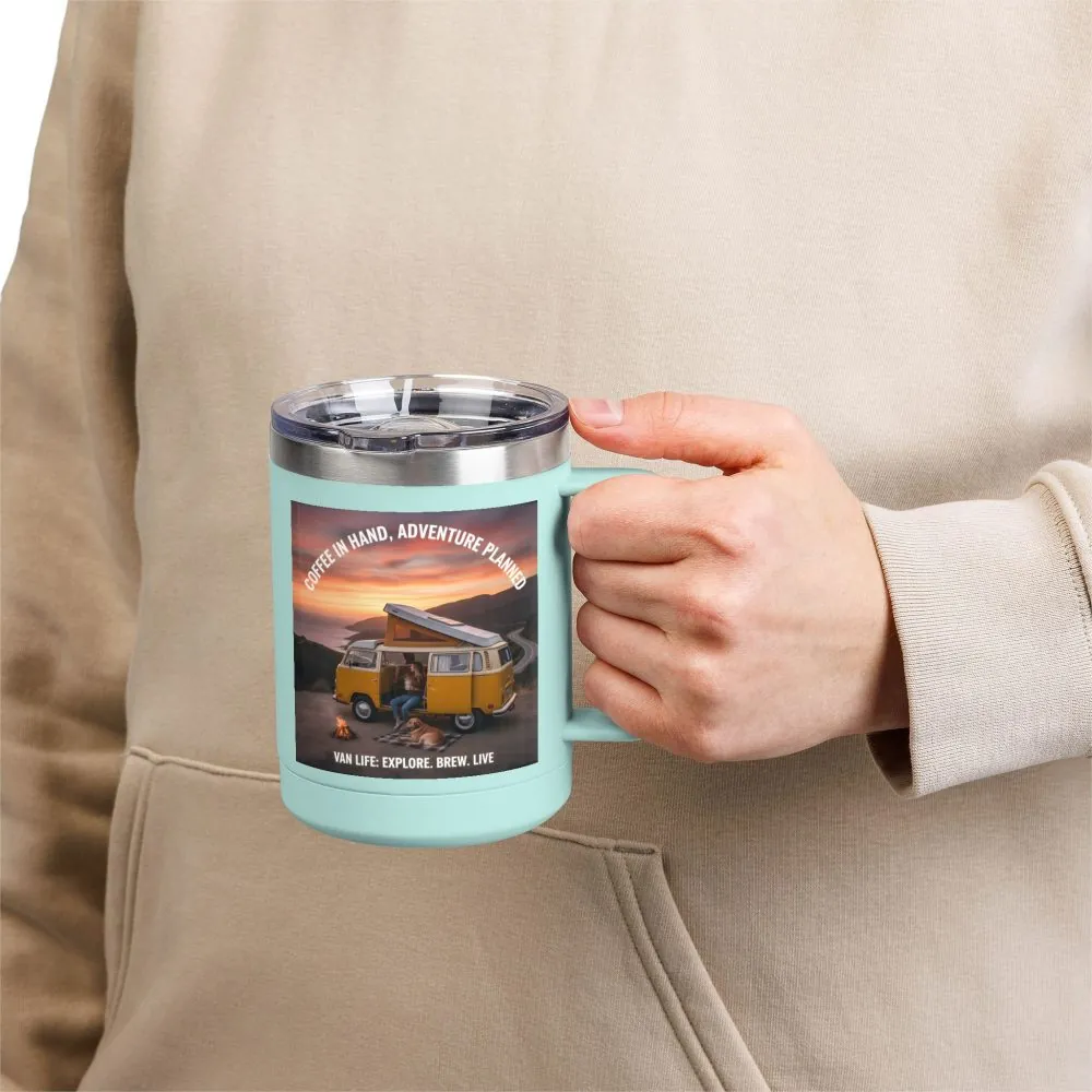 2411205964368236723_2048.jpeg Coffee Mug Tumbler, 15oz — "Coffee in Hand, Adventure Planned"