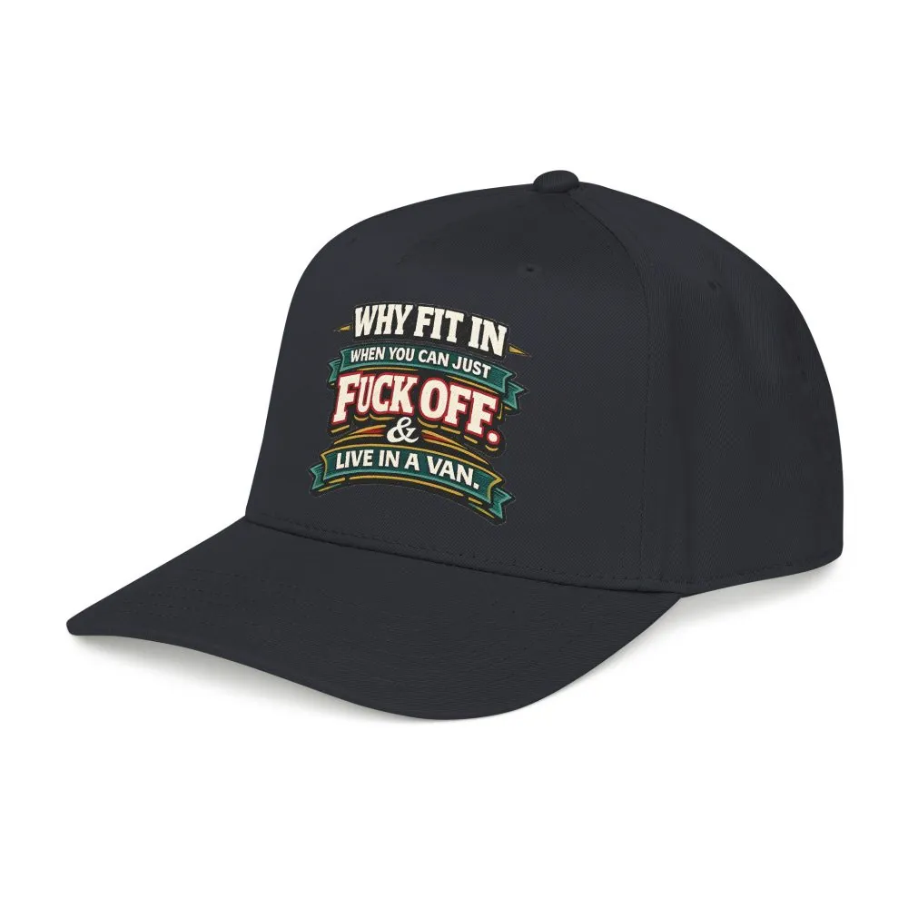 Baseball Cap - "Why Fit In" Design F**K-Line